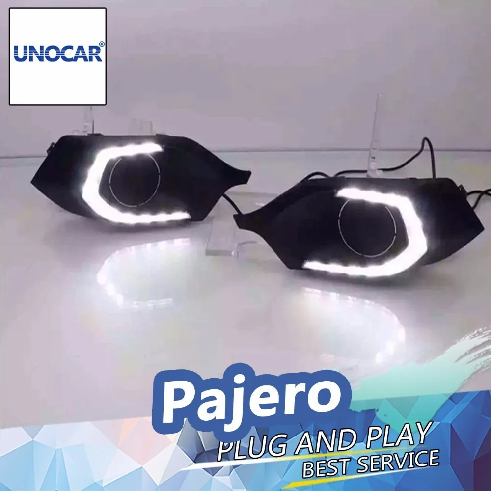 Автомобильный стиль для 13 16 Mitsubishi Pajero LED светильник руководство Габаритные огни s