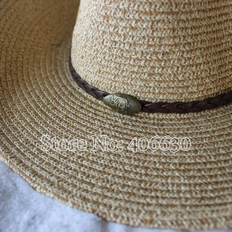 Summer Paper Braid Straw Cowboy Hats For Men Sun Women SDDS062 | Аксессуары для одежды