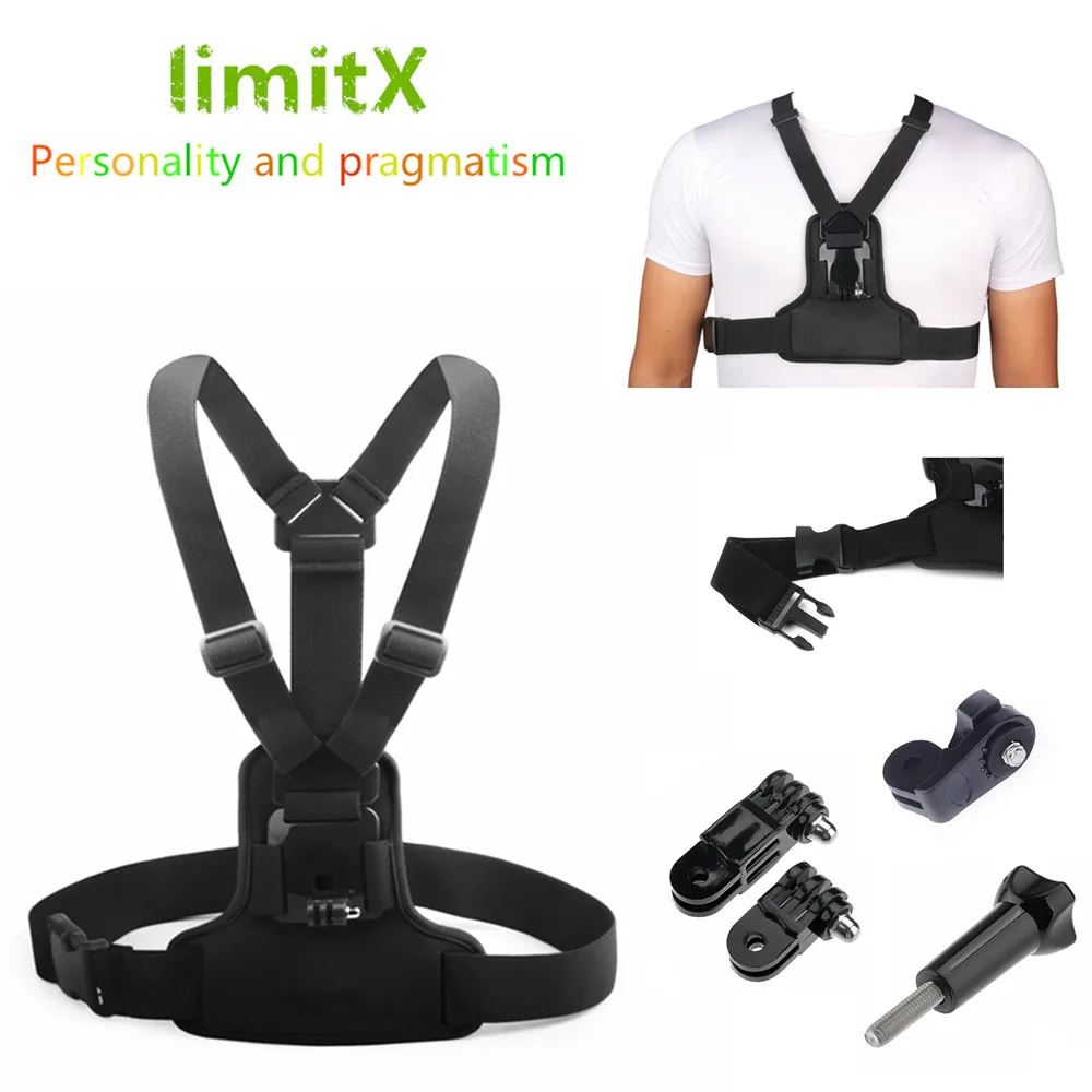 Нагрудный ремень для Sony RX0 II X3000 X1000 AS300 AS200 AS100 AS50 AS30 AS20 AS15 AS10 AZ1 mini Action Cam|chest mount