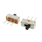 50 шт. SS12D00G3 2-позиционный SPDT 1P2T 3-контактный PCB панель Мини Вертикальный переключатель слайдов для аудио освещения видео переключатели управления диммером