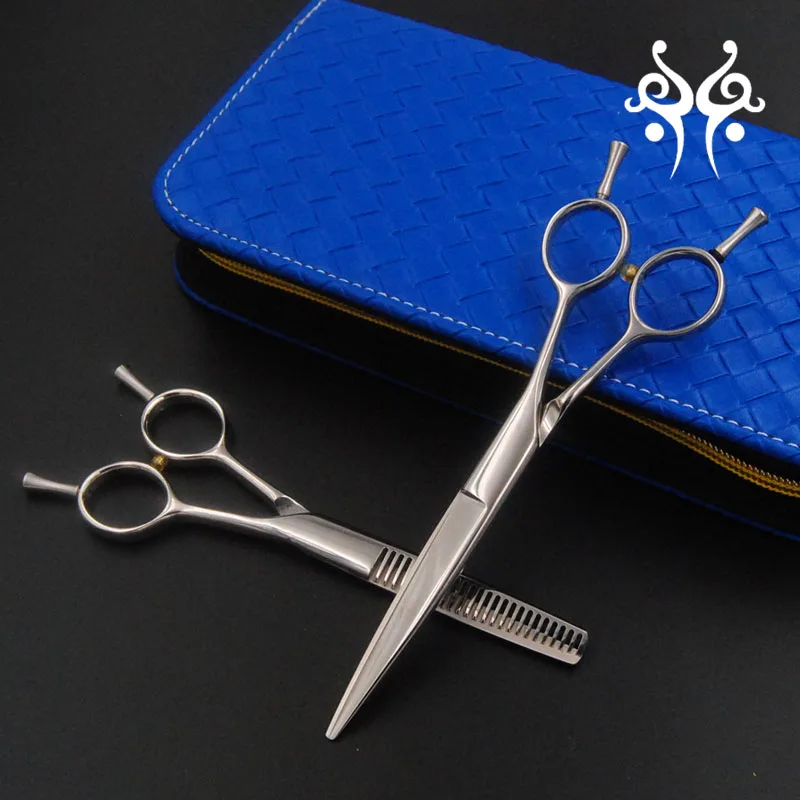 2 шт./компл. 6.0 дюймов Профессиональный Парикмахерские ножницы 440C стрижки