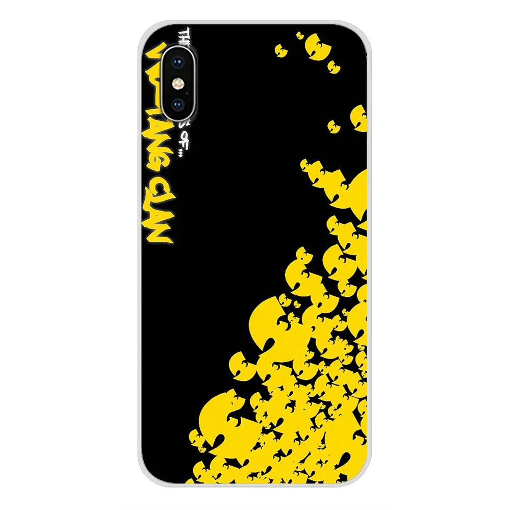 Силиконовый чехол для телефона Apple iPhone X XR XS MAX 4 4S 5 5S 5C SE 6 6S 7 8 Plus ipod touch Wu Tang Clan Hip Hop Rap