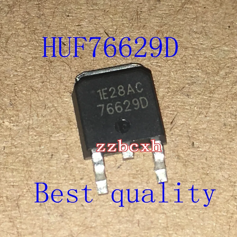 

10PCS/LOT New original In Stock HUF76629D3S 76629D TO-252 100V 20A