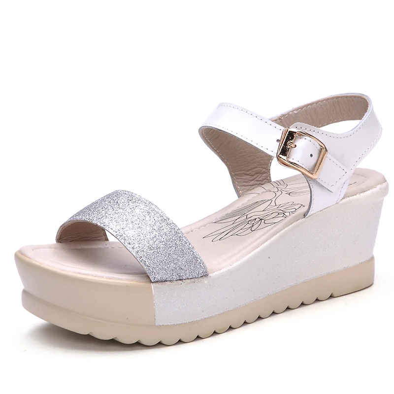 2016 женщины нью-летняя сандалии Студент обувь Женская мода летом все крюк и