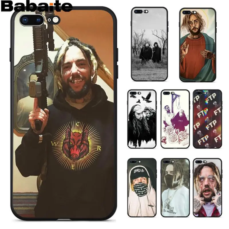 Babaite FTP$ uicideboy Suicideboys высококачественные аксессуары для телефонов Чехол для iPhone 8 7 6 6S Plus 5 5S SE XR X XS MAX