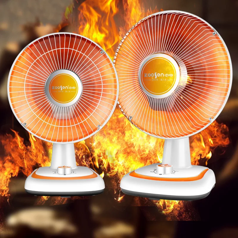 Вентилятор комнатный инфракрасный обогреватель 600 Вт Sun like Настольный