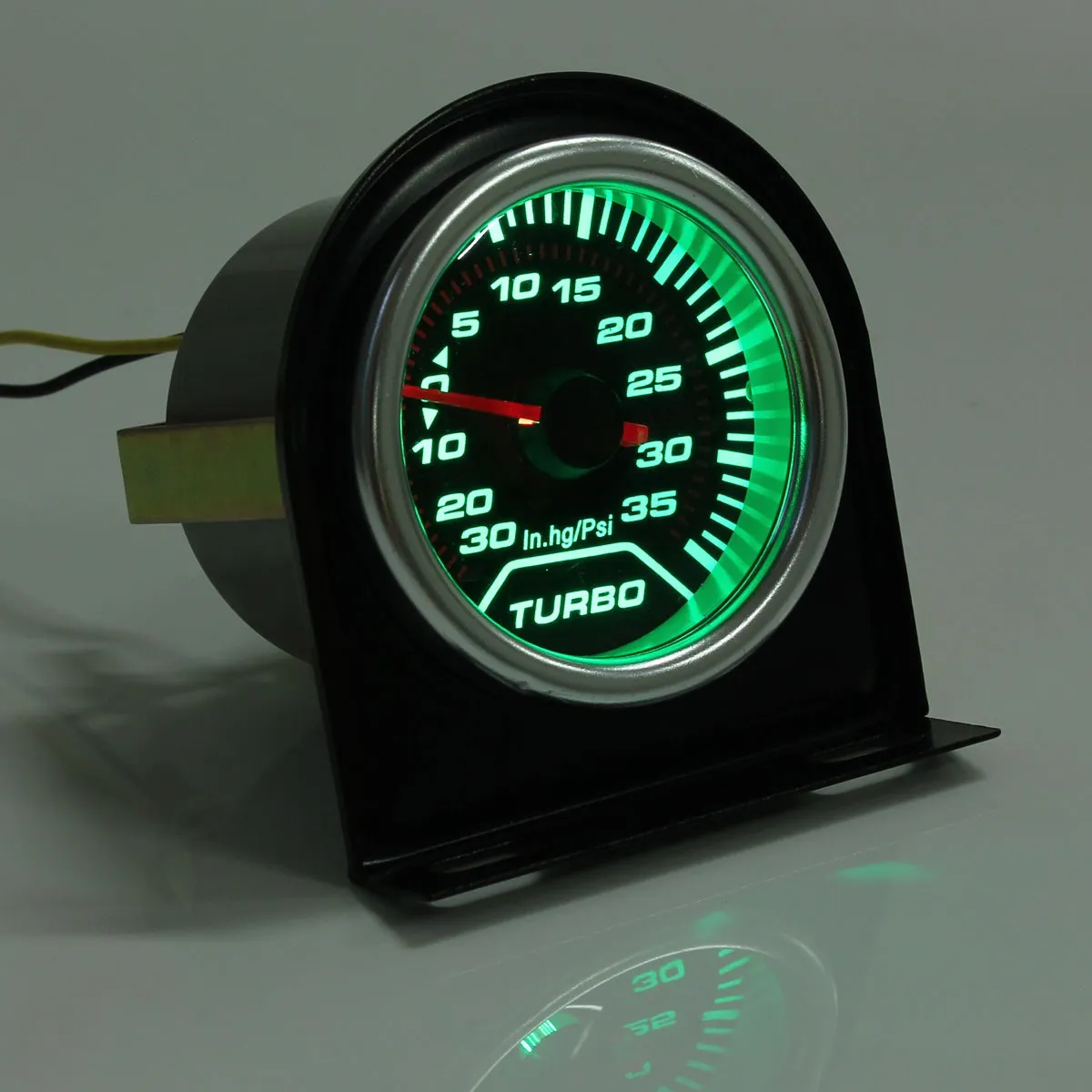 Универсальный автомобильный Автомобильный мотоцикл черный Meatl 52 мм 2 &quotодно