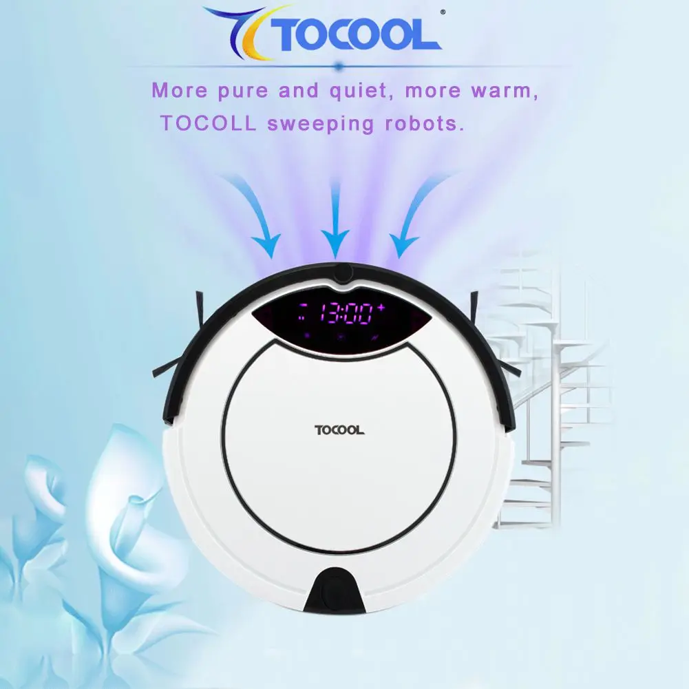 TOCOOL-450 беспроводной пульт дистанционного управления умная машина пылесос автоматическая многофункциональная подметальная машина уборочная машина wi-Fi