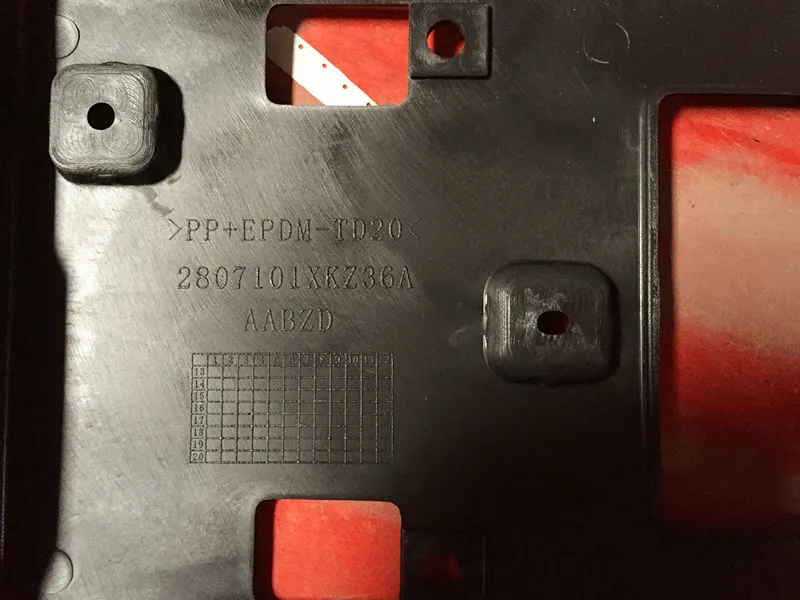 2807101XKZ36A Great Wall Hover H6 HAVAL кронштейн переднего бампера для номерного знака|license plate