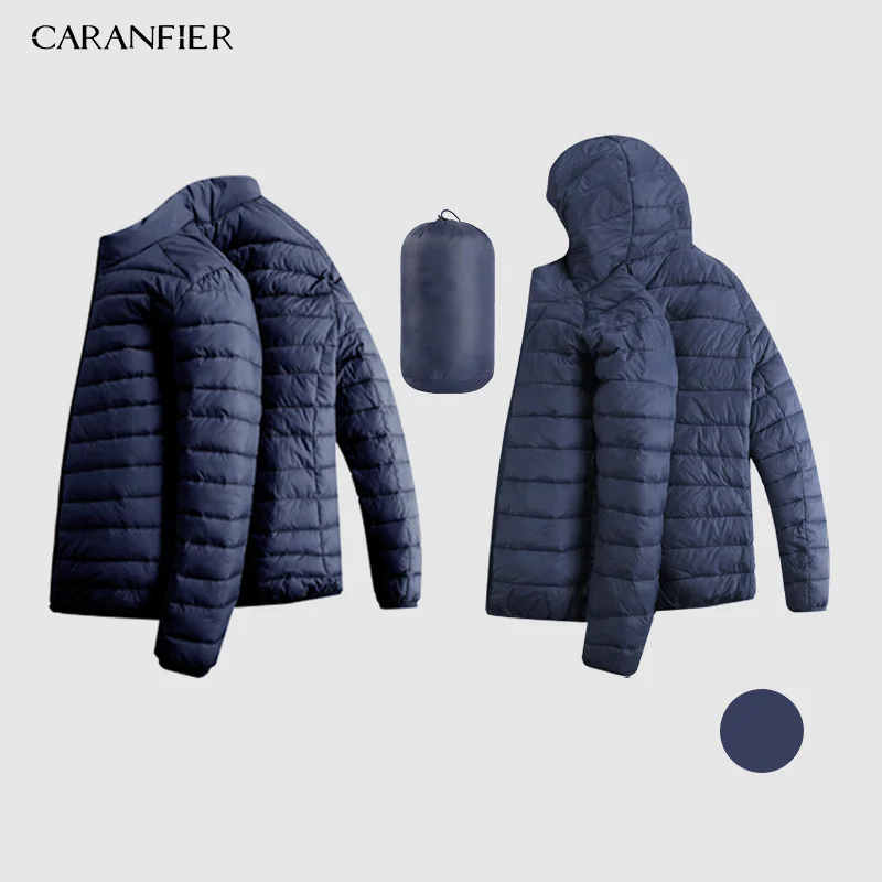 CARANFIER зимняя Рабочая страховая хлопковая одежда Теплая мужская внутренняя одежда хлопковая куртка легкий лайнер Tide бренд зима