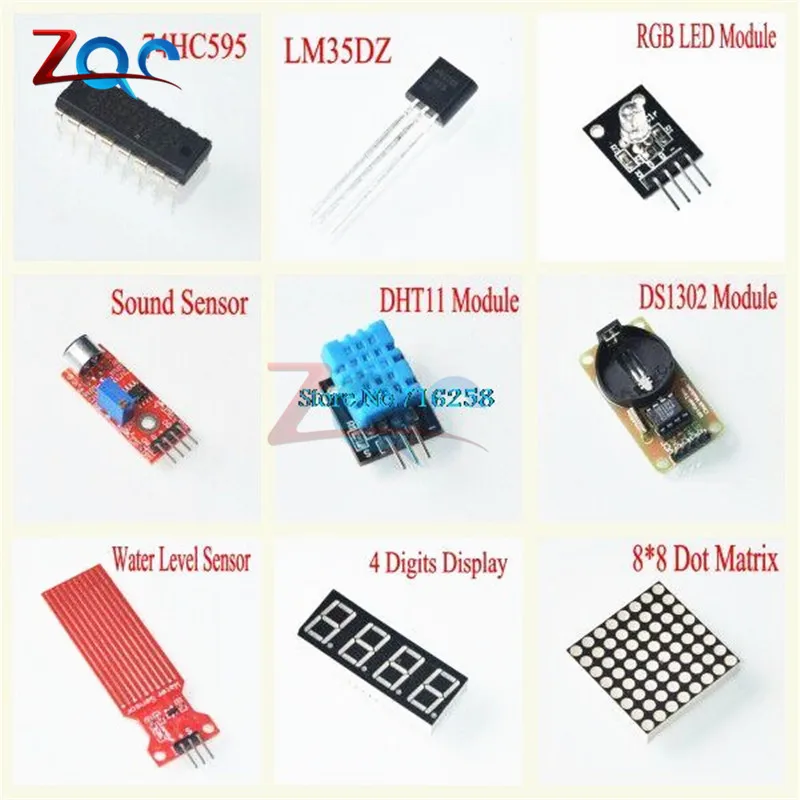 1 set For Arduino UNO R3 Starter Kit Basic Learning Suite Upgraded Stepper Motor LCD1602 LED LCD Jumper Wire ONE | Инструменты