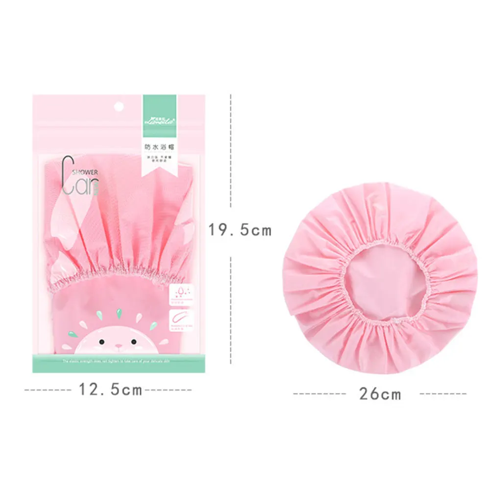 Bathing Disposable Shower Caps Comfortable PE Discharge Makeup Convenient Hotel Salon |