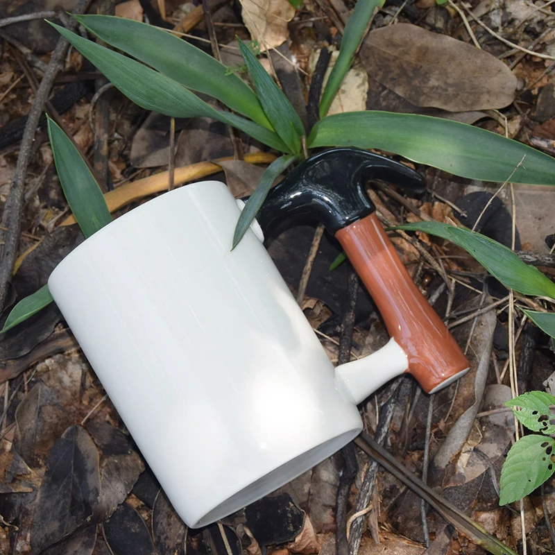 Креативная забавная керамическая утренняя кружка молоток стильные керамические