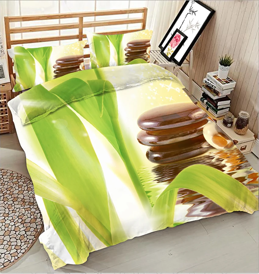 Комплект постельного белья с 3D рисунком пододеяльником двойной полноразмерный