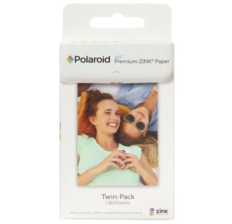 Бумага ZINK Zero Ink для мгновенной фотокамеры Polaroid Z2300 50 листов|polaroid snap paper|polaroid zip