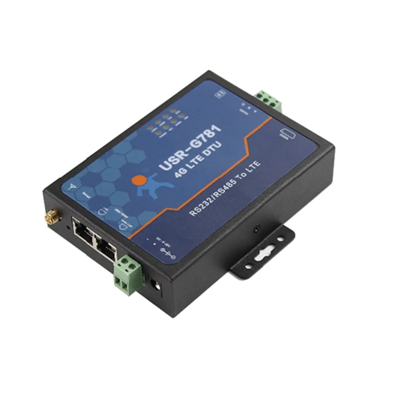 USR-G781 промышленный RS232 RS485 Серийный к сотовому модему 4G сетевой маршрутизатор DTU LTE