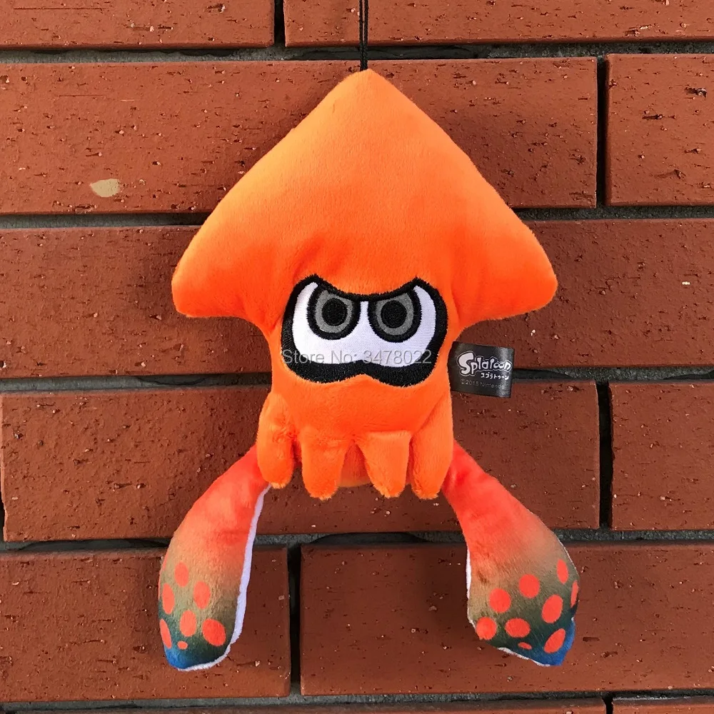 Аниме Splatoon 2 Плюшевые игрушки оранжевый кальмар 9 &quotВсе звезды коллекция милые