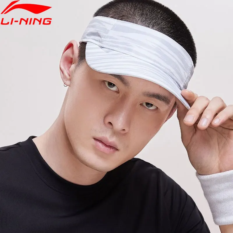Li Ning унисекс для бега серии Регулируемый козырек полиэстер 55 59 см подкладка