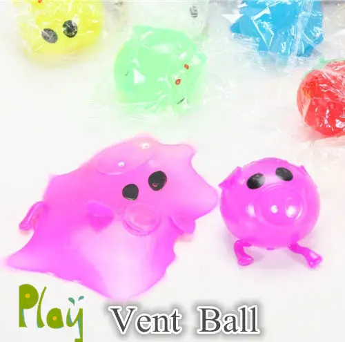 Мяч для декомпрессии с вентиляционным отверстием клейкий водяной мяч снятия