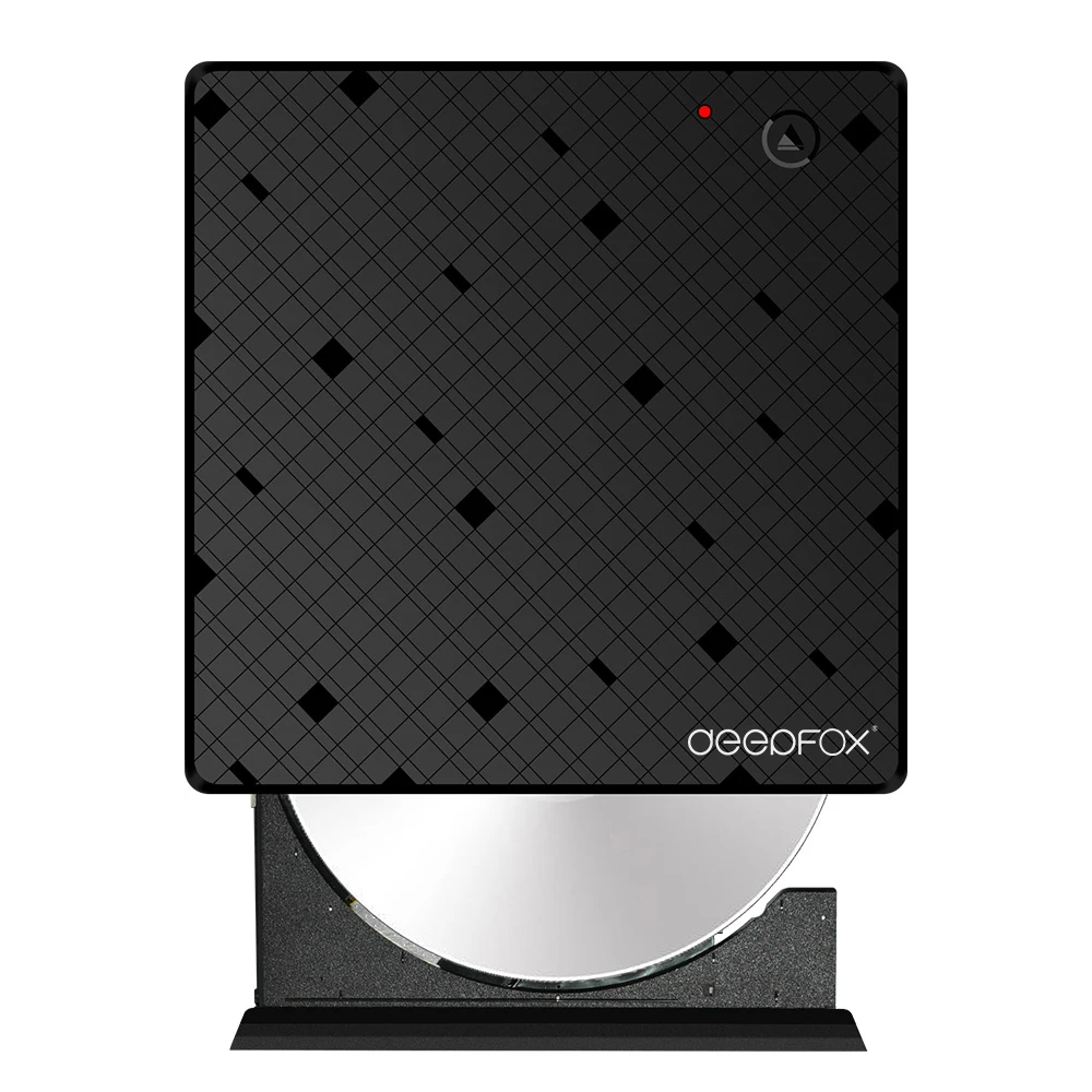Deepfox 3 0 DVD RW оптический привод проигрыватель CD/DVD ROM внешняя Запись записывающее