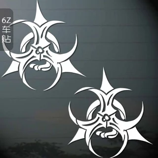 

Biochemical car stickers car stickers car decoration refires appearance of back rise glass stickers door stickers jackknifed