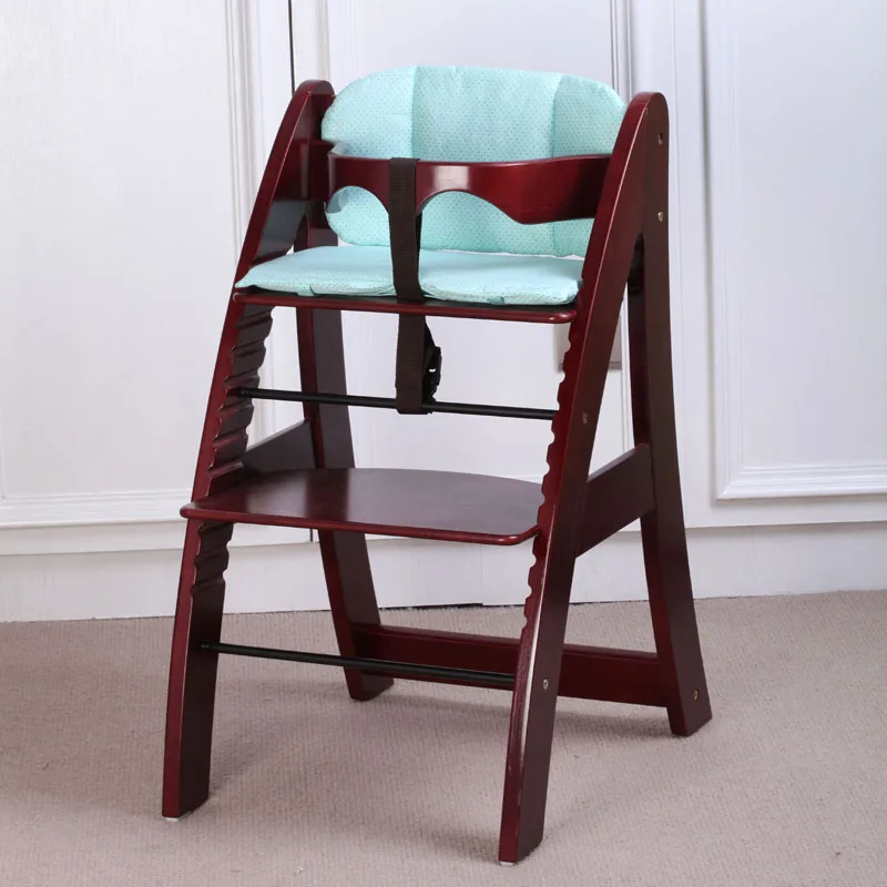 Обеденный стул из твердой древесины Многофункциональный Детский обеденный с