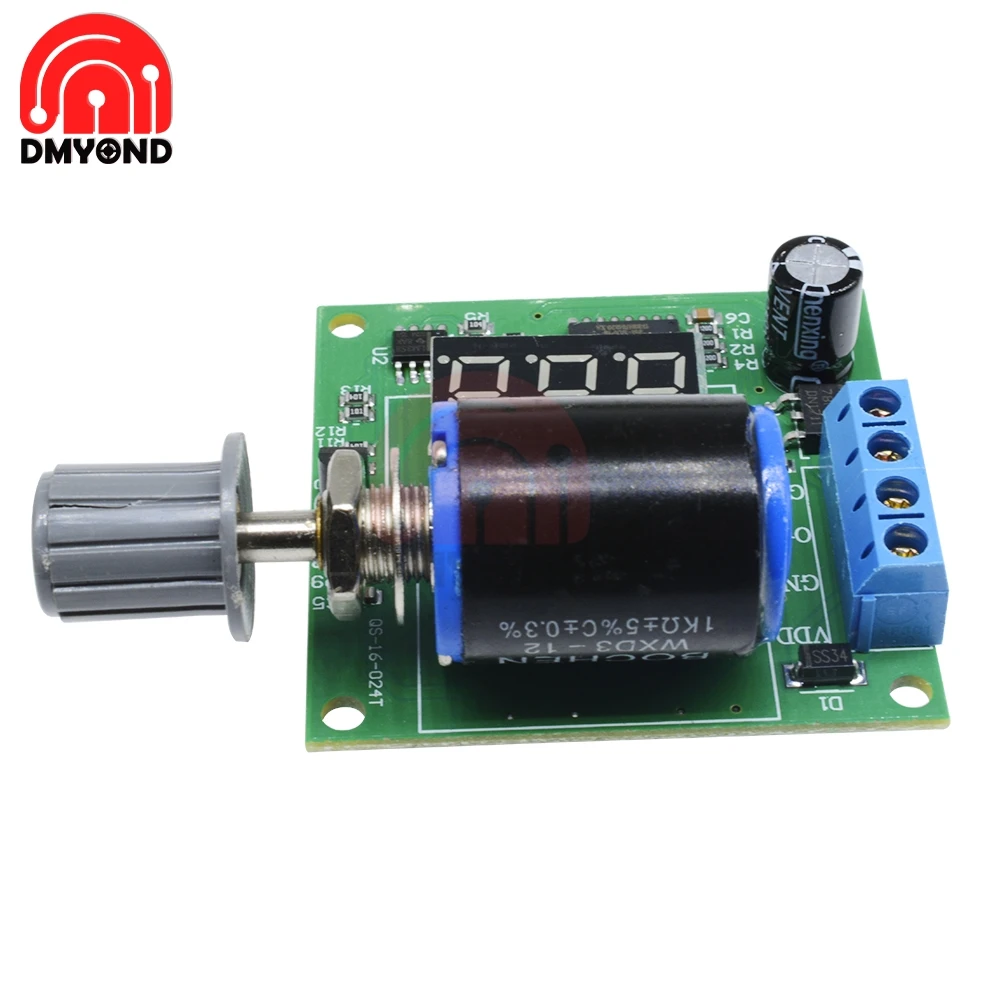 Цифровой генератор сигналов Модуль платы 4-20mA 3 цифры дисплей DIY Kit регулируемый ток точность частота DC 12 В 24 В