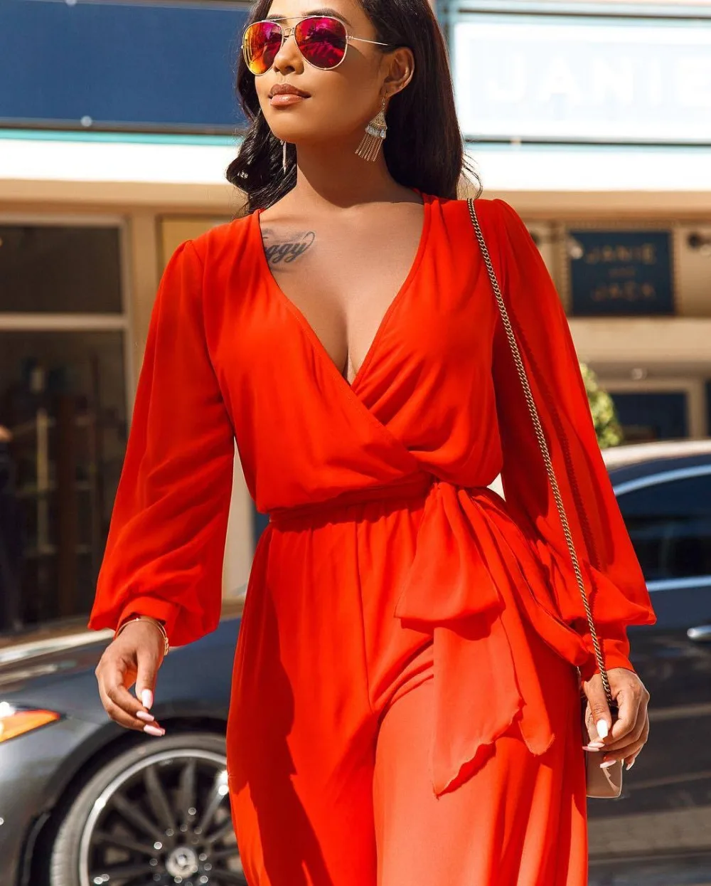 

Echoine New Fashion Women Casual Jumpsuit High Street Romper Long Trousers Soild Color Loose Playsuit Overalls For Women