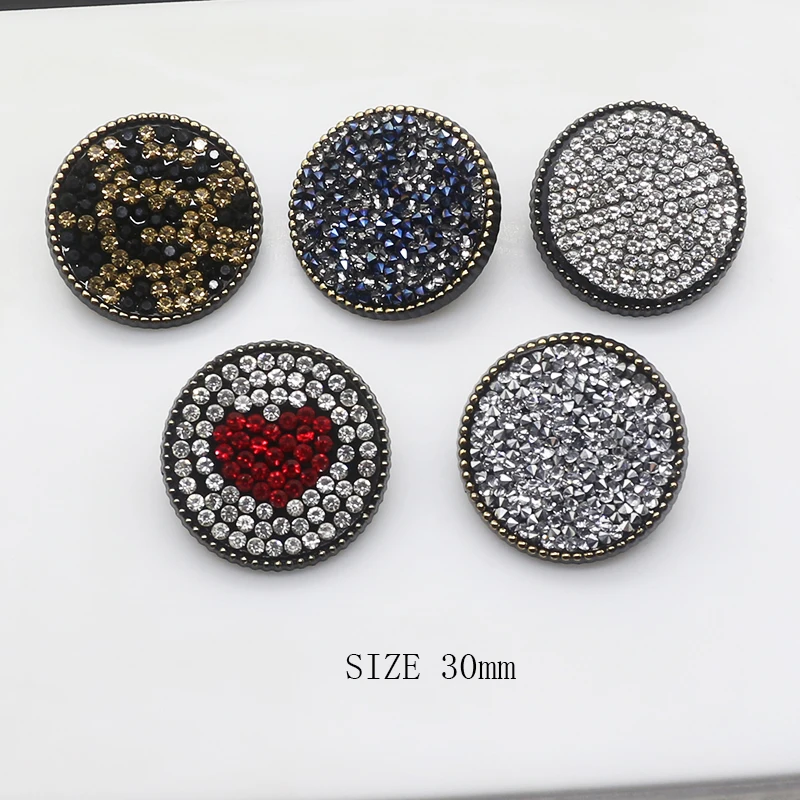 Горячая 10 шт/lot30MM круглая кнопка одежда шитье милое украшение DIY Рождественское