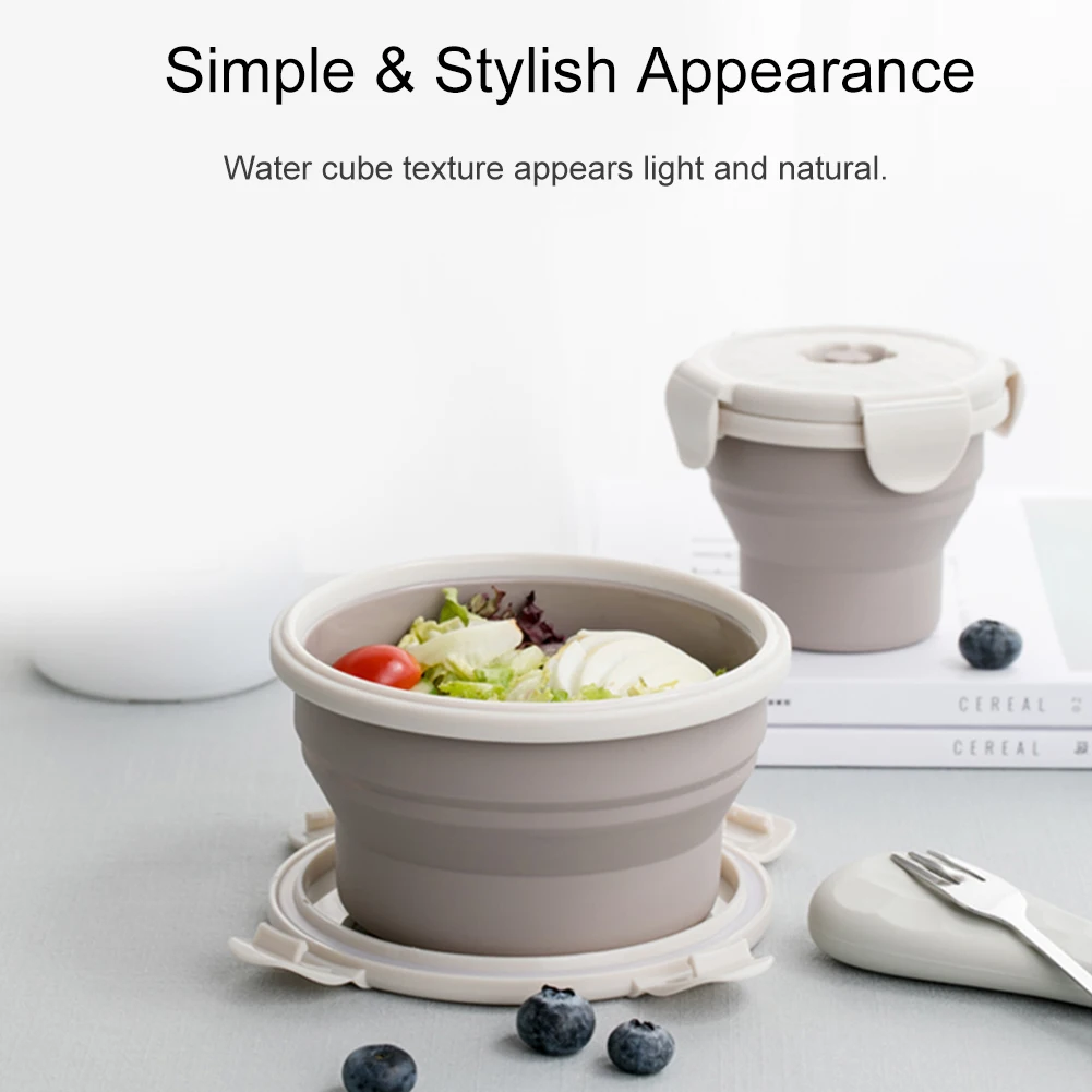 New arrival Popcorn Bucket Bowls Microwave Fordable Bowl Meal rice food bowl Box Safe Maker Kitchen tool with Flip Cover | Дом и сад