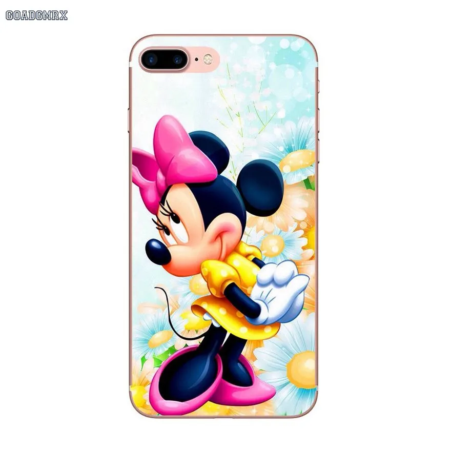 image 8 Мягкие прозрачные чехлы с милым Микки Минни Маус для iPhone 6 6 S 7 8 Plus X XS MAX XR 4 4s 5 5S SE 5C - Цвет: image 8