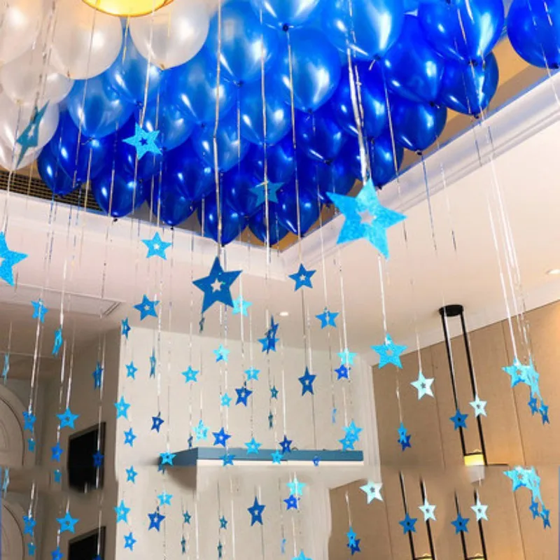 Розовый латексный шар с жемчугом красочные надувные свадебные украшения