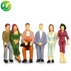 Фигурка сидя в масштабе 1:50 1:25 1:30 1:42, строительные материалы, пластмассовые пассажиры для макета поезда