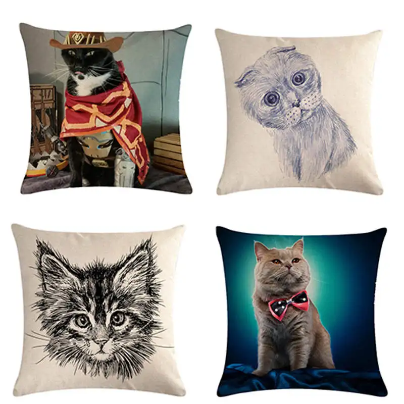 Подушка для закрепления Новогодняя Подарочная серия кошачий Кот домашний декор