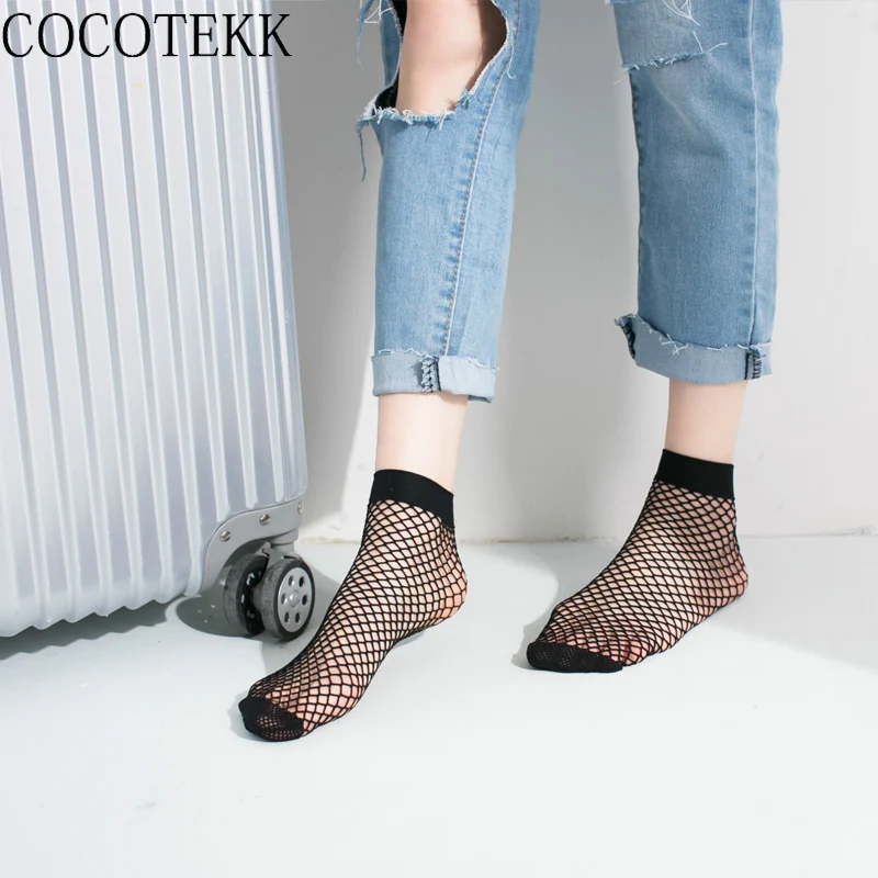 2 пары новинка 2019 модные летние женские сетчатые короткие носки мягкие