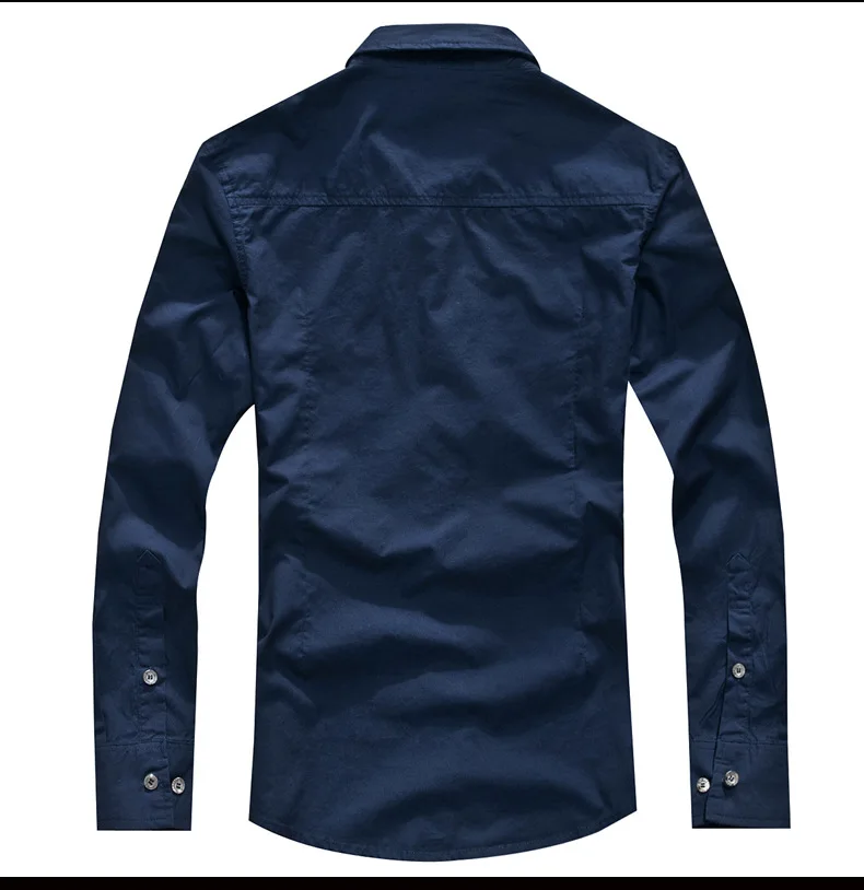 Рубашка air force one Мужские рубашки с длинным рукавом slim fit Asstseries для мужчин, в стиле милитари платье рубашка 4XL мужские рубашки camisa masculina