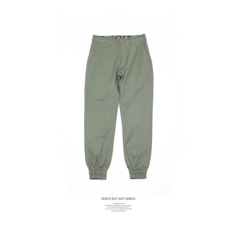 Light green Gersri свободные простые повседневные брюки мужские уличные хип-хоп хлопковые Брендовые спортивные мужские повседневные штаны армейский зеленый Всесезонная полная длина - Цвет: Light green