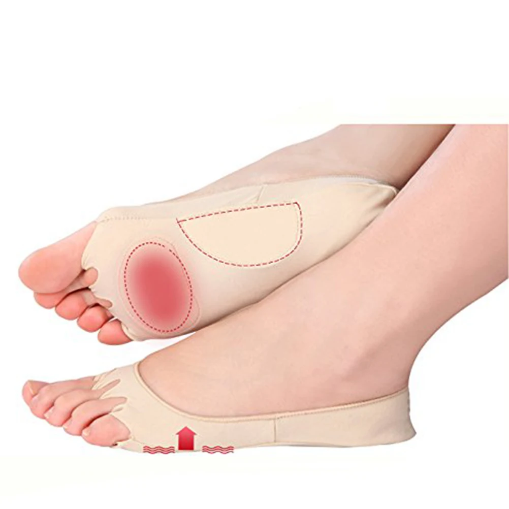 Не показывает носок без пальцев с низким вырезом Нескользящие невидимые носки