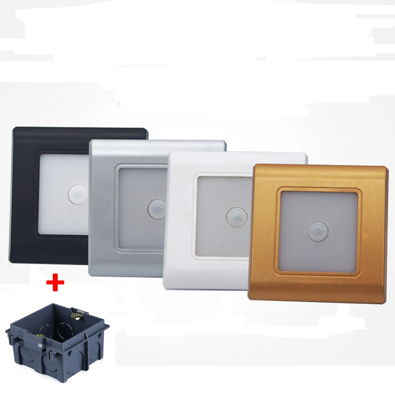 Инфракрасный индукционный светильник для человеческого тела 0 6 Вт светодиодный