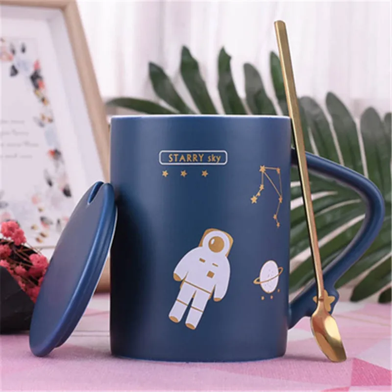 Милая кружка Caneca Criativa голубое звездное небо кофейные кружки креативная Kubek Termiczny