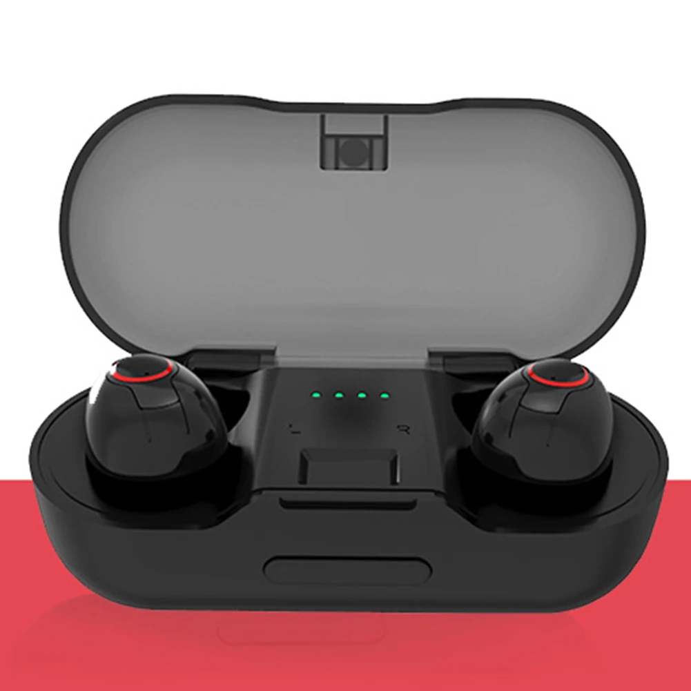 Bass Наушники Bluetooth 5 0 Спортивная гарнитура зарядный чехол Handsfree Беспроводные