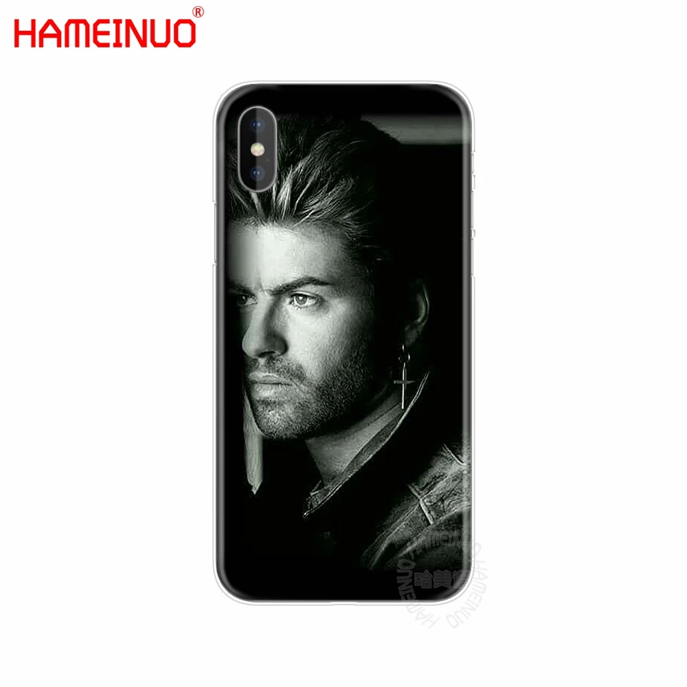 HAMEINUO Джордж Майкл Чехол для мобильного телефона iphone X 8 7 6 4 4S 5 5S SE 5c 6s plus - Цвет: 60172