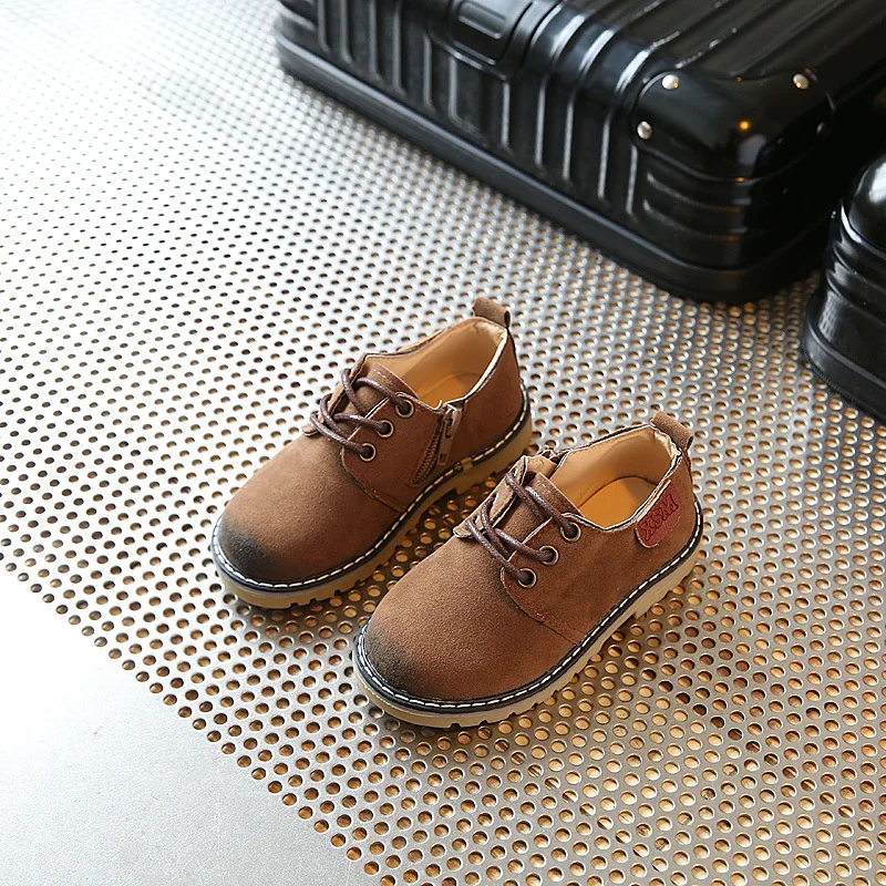 Осень 2020 детская обувь для мальчиков и девочек повседневные оксфорды на плоской