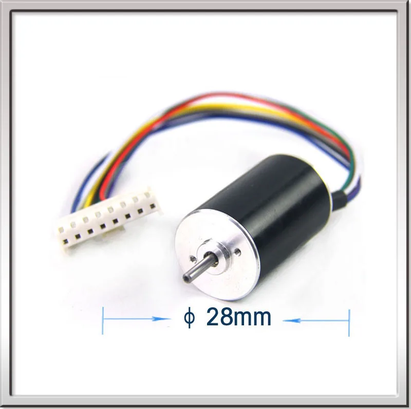 Высокоскоростной маломощный бесщеточный двигатель постоянного тока 117 Вт 25000