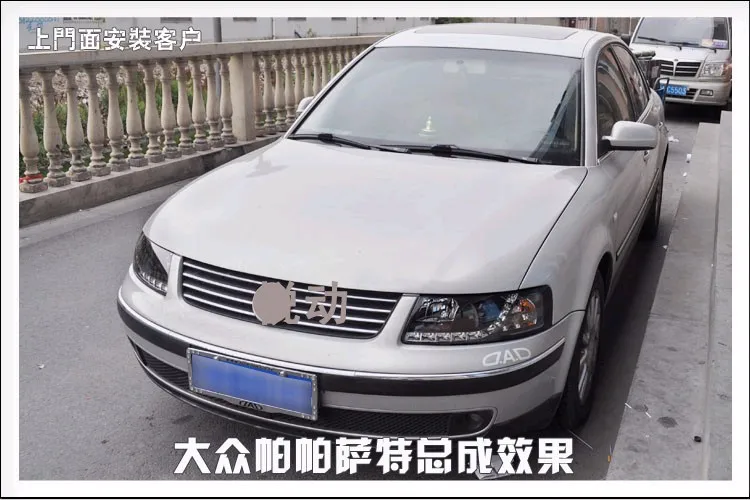 Высококачественный чехол для автомобиля для VW Passat B5 1998-2005 фары светодиодный фары DRL Объектив двойной луч ксеноновые автомобильные аксессуары