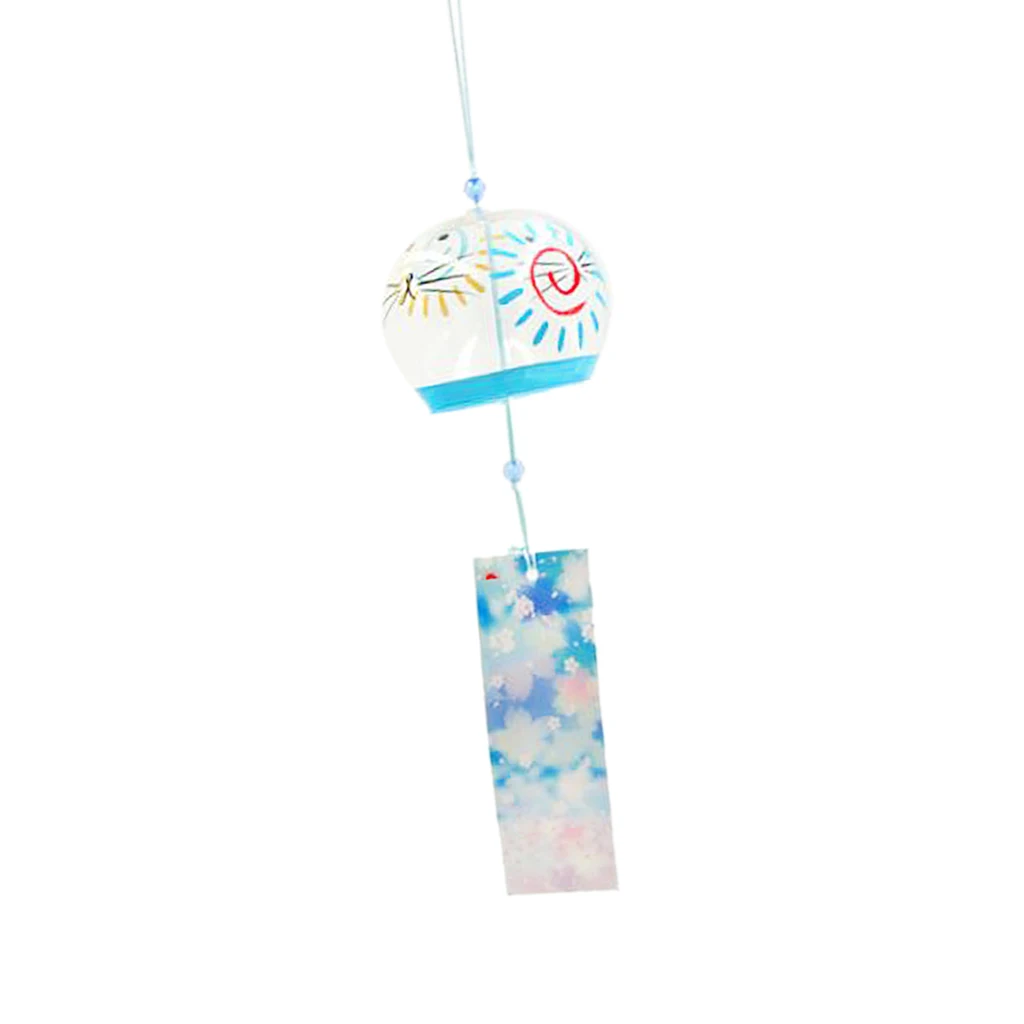 Японский Culuture стеклянный колокольчик Furin Wind Chimes домашний подвесной Декор