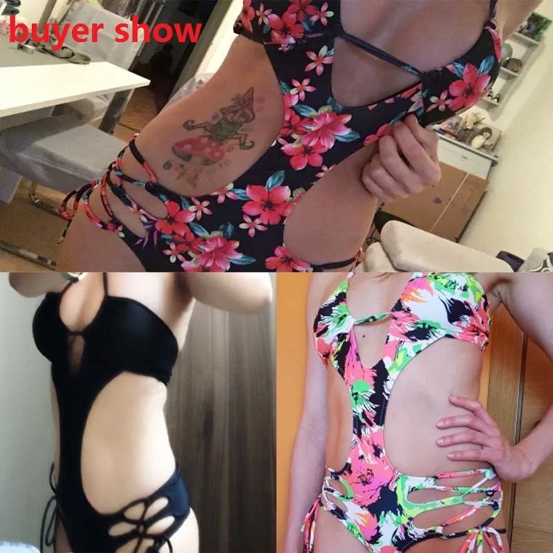 Бандажный купальник женский купальный костюм монокини трикини Цельный Maillot De Bain