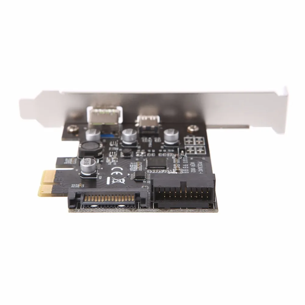Плата расширения для зарядного устройства PCI E Express на USB 3 1 Type C адаптер с CD