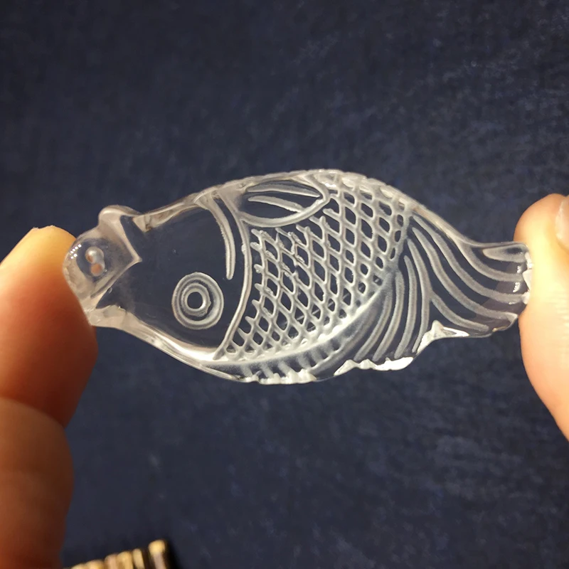 Оптовая продажа желтые подвески из натурального кристалла резной кулон в виде