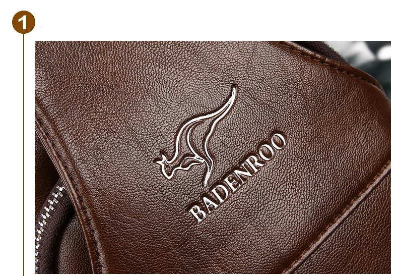 Badenroo Мужской груди Сумки модные кожаные Сумки через плечо Брендовая Дизайнерская обувь Для мужчин Повседневное Курьерские сумки Сумки Портативный Сумки на плечо